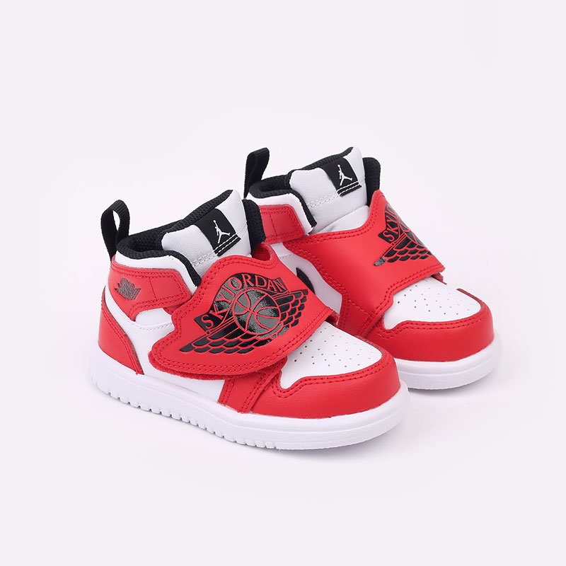 детские красные кроссовки Jordan Sky 1 TD BQ7196-106 - цена, описание, фото 2